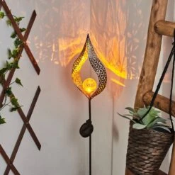 Rovinj Solarleuchte LED Kupferfarben, Schwarz, 1-flammig -Lampe Verkäufe rovinj solarleuchte h3427262 8