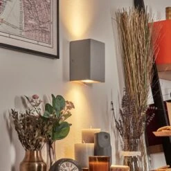 Rurup Wandleuchte Grau, Silber, 2-flammig -Lampe Verkäufe rurup wandleuchte h3829264 12