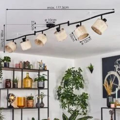 Sabadim Deckenleuchte Beige, Naturfarben, 6-flammig -Lampe Verkäufe sabadim deckenleuchte h3832189 3