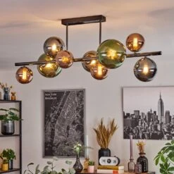 Sacoselo Deckenleuchte Glas 10 Cm, 12 Cm, 15 Cm Schwarz, 9-flammig -Lampe Verkäufe sacoselo deckenleuchte glas 10 cm 12 cm 15 cm h3760123 6