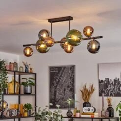 Sacoselo Deckenleuchte Glas 10 Cm, 12 Cm, 15 Cm Schwarz, 9-flammig -Lampe Verkäufe sacoselo deckenleuchte glas 10 cm 12 cm 15 cm h3760123 8