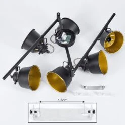 Safari Deckenleuchte Chrom, Schwarz, 6-flammig 18 Safari Deckenleuchte Chrom, Schwarz, 6-flammig -Lampe Verkäufe safari deckenleuchte h3643327 4