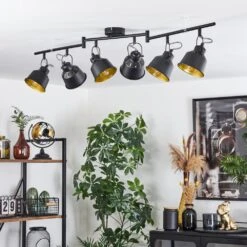 Safari Deckenleuchte Chrom, Schwarz, 6-flammig 23 Safari Deckenleuchte Chrom, Schwarz, 6-flammig -Lampe Verkäufe safari deckenleuchte h3643327 9