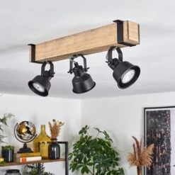 Safari Deckenleuchte Naturfarben, Schwarz, 3-flammig -Lampe Verkäufe safari deckenleuchte h3695289 11