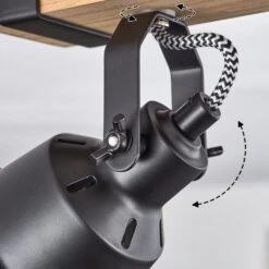 Safari Deckenleuchte Naturfarben, Schwarz, 3-flammig -Lampe Verkäufe safari deckenleuchte h3695289 5