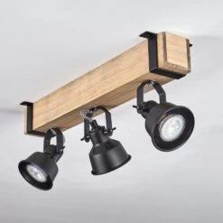 Safari Deckenleuchte Naturfarben, Schwarz, 3-flammig -Lampe Verkäufe safari deckenleuchte h3695289 7