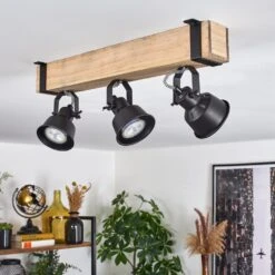 Safari Deckenleuchte Naturfarben, Schwarz, 3-flammig -Lampe Verkäufe safari deckenleuchte h3695289 9