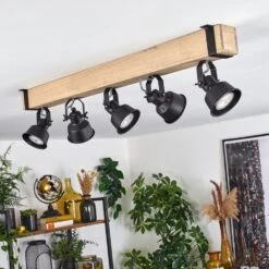 Safari Deckenleuchte Naturfarben, Schwarz, 5-flammig -Lampe Verkäufe safari deckenleuchte h3695302 11