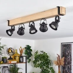 Safari Deckenleuchte Naturfarben, Schwarz, 5-flammig -Lampe Verkäufe safari deckenleuchte h3695302 9