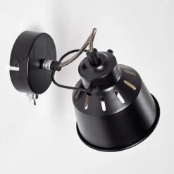 Safari Wandleuchte Schwarz, 1-flammig -Lampe Verkäufe safari wandleuchte h3012864 do4 15