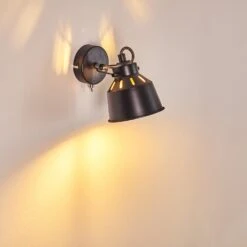 Safari Wandleuchte Schwarz, 1-flammig -Lampe Verkäufe safari wandleuchte h3012864 do4 17