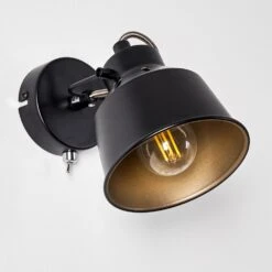 Safari Wandleuchte Schwarz, 1-flammig -Lampe Verkäufe safari wandleuchte h3012864 do4 4