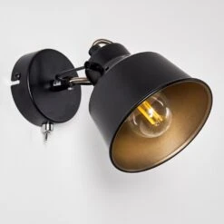 Safari Wandleuchte Schwarz, 1-flammig -Lampe Verkäufe safari wandleuchte h3012864 do4 8