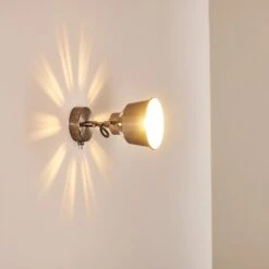 Safari Wandleuchte Chrom Gebürstet, 1-flammig -Lampe Verkäufe safari wandleuchte h3012963 do4 12