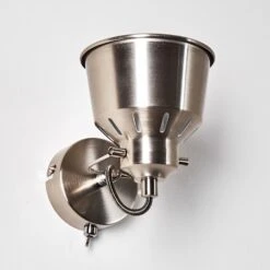 Safari Wandleuchte Chrom Gebürstet, 1-flammig -Lampe Verkäufe safari wandleuchte h3012963 do4 5