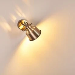 Safari Wandleuchte Chrom Gebürstet, 1-flammig -Lampe Verkäufe safari wandleuchte h3012963 do4 6