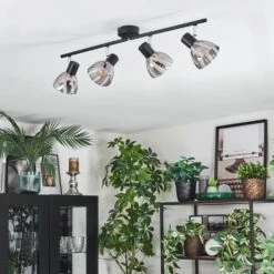 Saire Deckenleuchte Chrom, Schwarz, 4-flammig -Lampe Verkäufe saire deckenleuchte h9008484 11