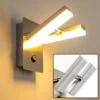 Sakami Wandleuchte LED Nickel-Matt, 2-flammig -Lampe Verkäufe sakami wandleuchte h3000571 0