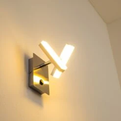 Sakami Wandleuchte LED Nickel-Matt, 2-flammig -Lampe Verkäufe sakami wandleuchte h3000571 14