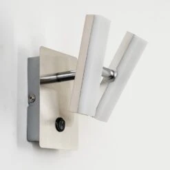 Sakami Wandleuchte LED Nickel-Matt, 2-flammig -Lampe Verkäufe sakami wandleuchte h3000571 15