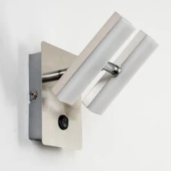 Sakami Wandleuchte LED Nickel-Matt, 2-flammig -Lampe Verkäufe sakami wandleuchte h3000571 4