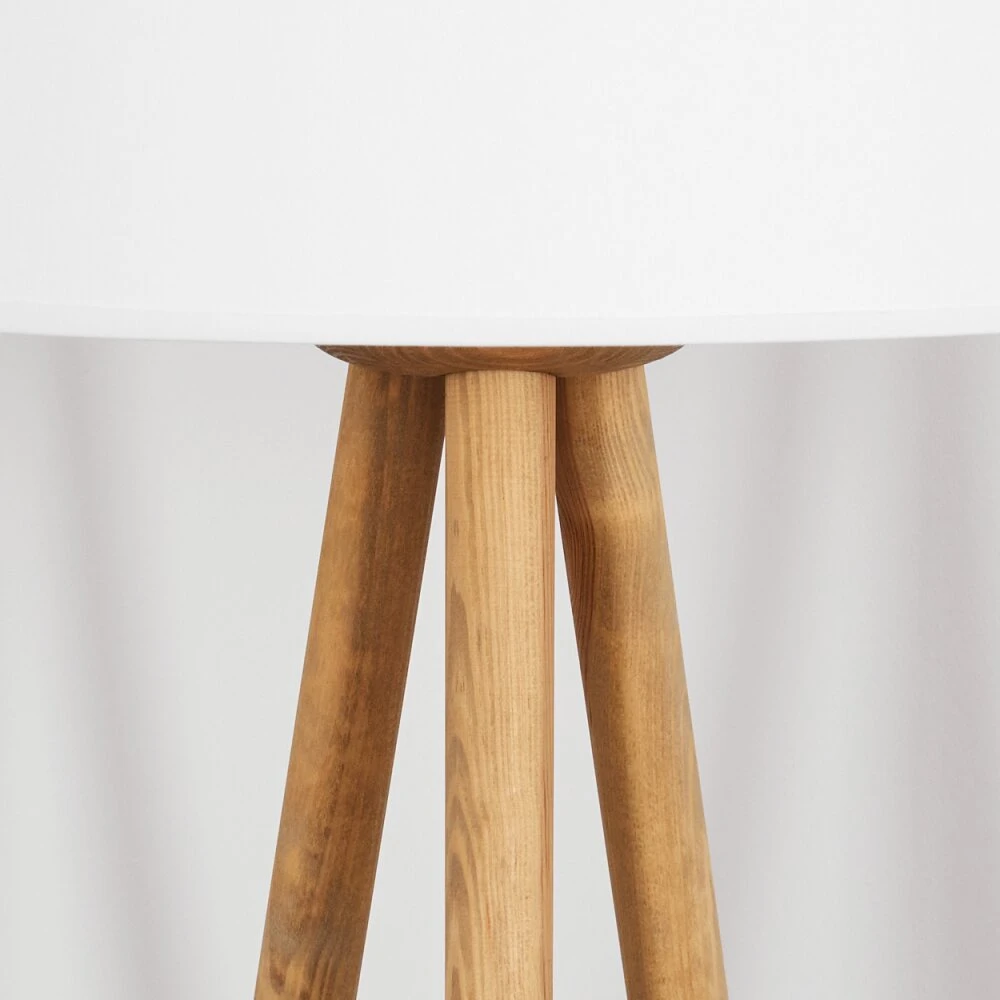 Saladillo Stehleuchte 50 Cm Naturfarben, Weiß, 1-flammig 7 Saladillo Stehleuchte 50 Cm Naturfarben, Weiß, 1-flammig – Bild 5