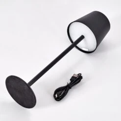 Salgadinho Tischleuchte LED Schwarz, 1-flammig -Lampe Verkäufe salgadinho tischleuchte h3760024 4