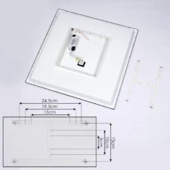 Salmi Deckenleuchte LED Schwarz, Weiß, 1-flammig 16 Salmi Deckenleuchte LED Schwarz, Weiß, 1-flammig -Lampe Verkäufe salmi deckenleuchte h3393871 4