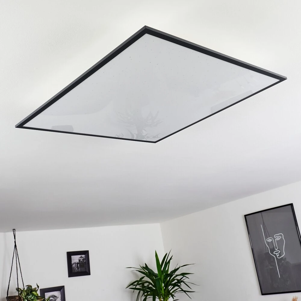 Salmi Deckenleuchte LED Schwarz, Weiß, 1-flammig 12 Salmi Deckenleuchte LED Schwarz, Weiß, 1-flammig – Bild 10