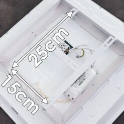 Salmi Deckenpanel LED Grau, Weiß, 1-flammig -Lampe Verkäufe salmi deckenpanel h3371947 16