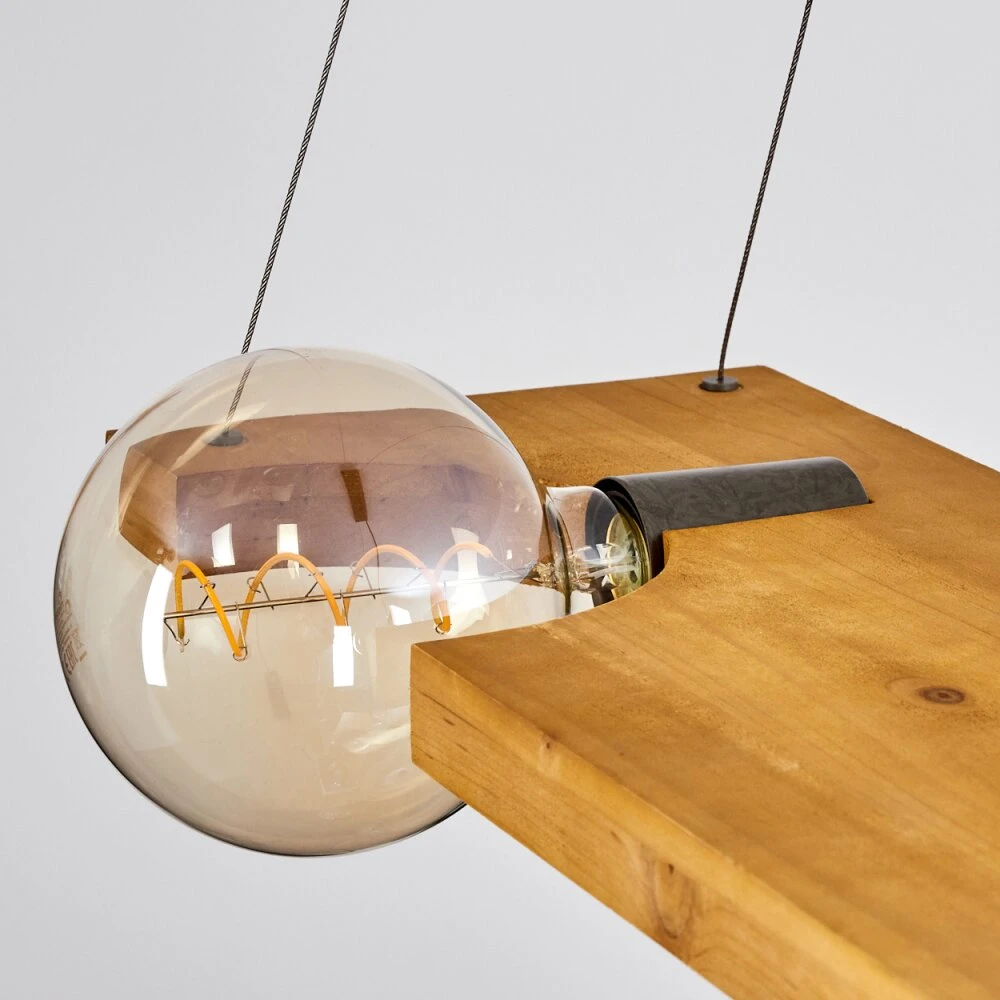 Santorum Pendelleuchte Altsilber, Naturfarben, 4-flammig 5 Santorum Pendelleuchte Altsilber, Naturfarben, 4-flammig – Bild 3