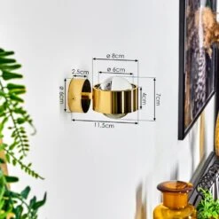 Sapri Wandleuchte Gold, 1-flammig -Lampe Verkäufe sapri wandleuchte h3011195 3