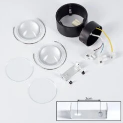 Sapri Wandleuchte Schwarz, 1-flammig -Lampe Verkäufe sapri wandleuchte h3017456 do1 4