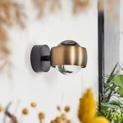 Sapri Wandleuchte Altmessing, Schwarz, 1-flammig -Lampe Verkäufe sapri wandleuchte h3665879 1