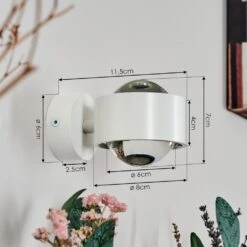 Sapri Wandleuchte Weiß, 1-flammig -Lampe Verkäufe sapri wandleuchte h3709092 3