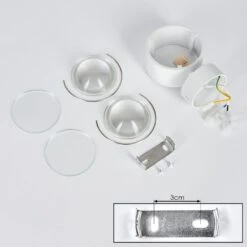 Sapri Wandleuchte Weiß, 1-flammig -Lampe Verkäufe sapri wandleuchte h3709092 4