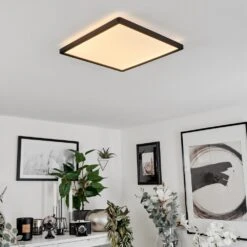 Sasinhosa Deckenpanel LED Schwarz, 1-flammig, Fernbedienung -Lampe Verkäufe sasinhosa deckenpanel h3671375 6