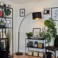 Sayou Bogenleuchte Schwarz, 1-flammig 22 Sayou Bogenleuchte Schwarz, 1-flammig -Lampe Verkäufe sayou bogenleuchte h3638071 8