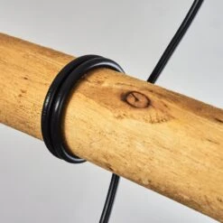 Seegaard Pendelleuchte Holz Hell, Schwarz, 4-flammig -Lampe Verkäufe seegaard pendelleuchte h3013953 5