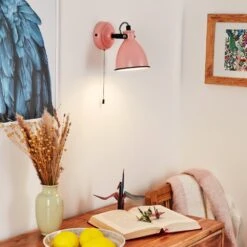 Selki Wandleuchte Pink, Schwarz, 1-flammig -Lampe Verkäufe selki wandleuchte h3018880 6