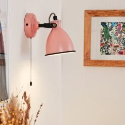 Selki Wandleuchte Pink, Schwarz, 1-flammig -Lampe Verkäufe selki wandleuchte h3018880 8