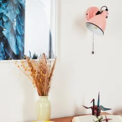 Selki Wandleuchte Pink, Schwarz, 1-flammig -Lampe Verkäufe selki wandleuchte h3018880 9