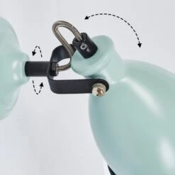 Selki Wandleuchte Blau, Schwarz, 1-flammig -Lampe Verkäufe selki wandleuchte h3018903 5