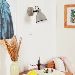 Selki Wandleuchte Grau, Schwarz, 1-flammig -Lampe Verkäufe selki wandleuchte h3018934 11