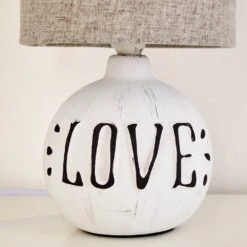 Seon LOVE Tischleuchte Weiß, 1-flammig -Lampe Verkäufe seon love tischleuchte h3284612 do1 12