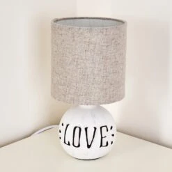 Seon LOVE Tischleuchte Weiß, 1-flammig -Lampe Verkäufe seon love tischleuchte h3284612 do1 5