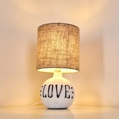 Seon LOVE Tischleuchte Weiß, 1-flammig -Lampe Verkäufe seon love tischleuchte h3284612 do1 7
