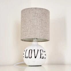 Seon LOVE Tischleuchte Weiß, 1-flammig -Lampe Verkäufe seon love tischleuchte h3284612 do1 8