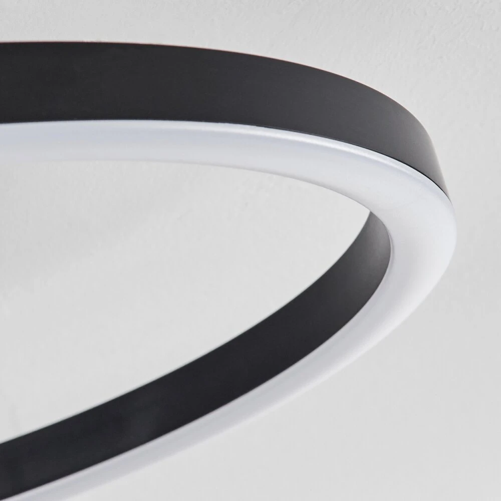 Serzedelo Deckenleuchte LED Schwarz, 1-flammig 8 Serzedelo Deckenleuchte LED Schwarz, 1-flammig – Bild 6