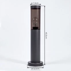 Sessa Sockelleuchte Anthrazit, 1-flammig -Lampe Verkäufe sessa sockelleuchte h3863565 3